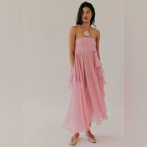 Nigel Preston Free People Sheer Wrap Convertible Skirt